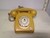 Telefone Antigo Década 70 Cor Amarelo