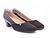 Sapato Feminino Tamanhos Grandes Scarpin Piccadilly Mauve e Preto Numeração Especial 40 e 41