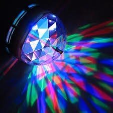 Lampara giratoria led RGB - Todas las luces