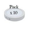 Pack x 10 plafon 12w