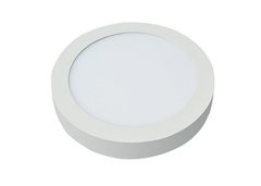 Panel LED aplicar 6 w marco blanco Redondo - comprar online