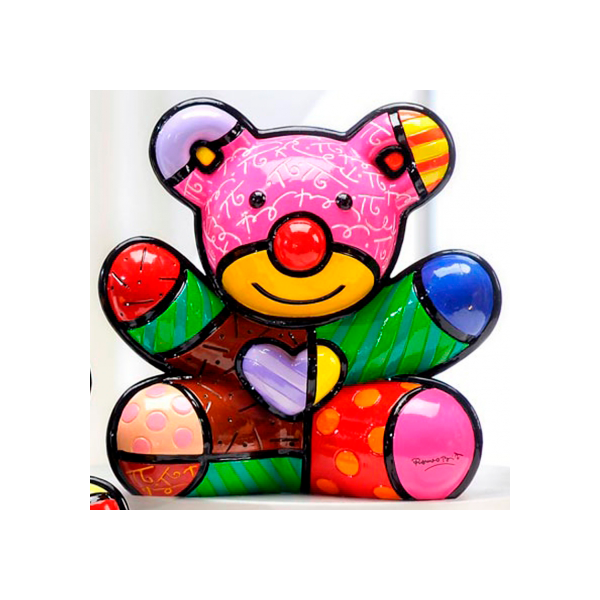 Escultura Romero Britto Fun Bear Resina