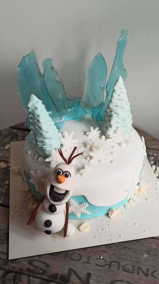 Cupcakes de Olaf y Cumpleaños de Frozen - Las Delicias de Vivir