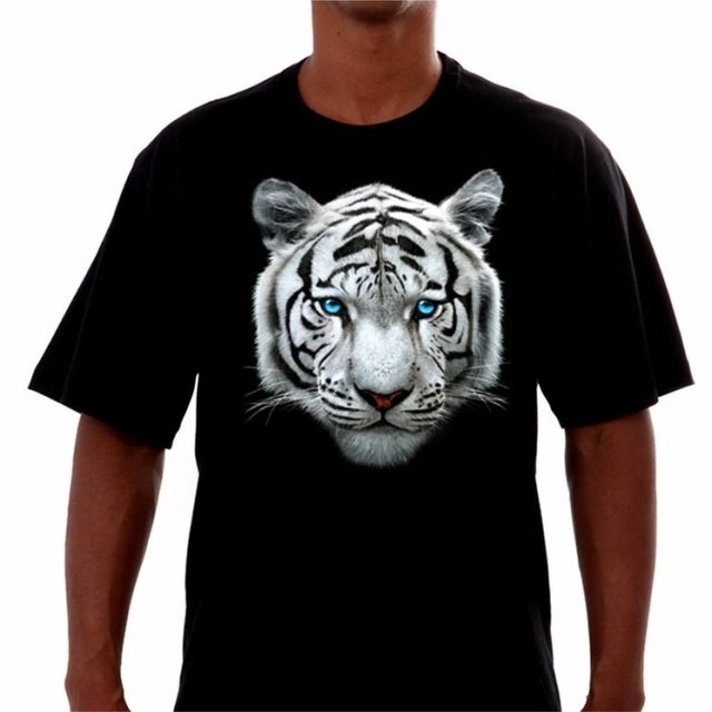 Camiseta Tigre 3D 