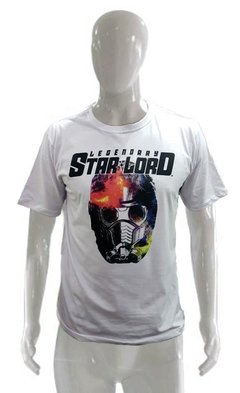 Camisa Policromia Star Lord Marvel (algodão)