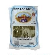 Fideos de Arroz con Espinaca "Soyarroz" 300 grms