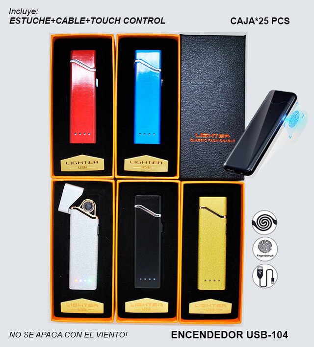 Encendedor electrónico recargable con puerto micro USB – mercado 420