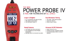 TESTER ANALIZADOR INTELIGENTE POWER PROBE IV - comprar online