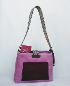 CAMILA - bolso con correa tejida - Se prepara a pedido - Color a convenir en internet
