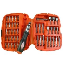 Jogo Bits com Chave 45 peças Parafusar 71-945 LA Black&Decker