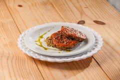 Burguer de berinjela e feijão verde com couscous de quinoa - 350g - comprar online