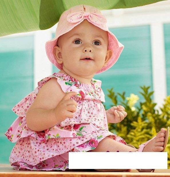 Vestidos floreados best sale para bebes