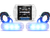 Kit Strobo Zendel X8 Azul C/ 2 Faróis Leds + Efeitos Central
