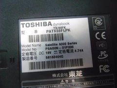 Peças E Partes Diversas P O Notebook Toshiba Dynabook A300 - loja online