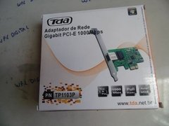Placa De Rede Pc Pci-e Express Gigabit 10/100/1000 Tda 1103p