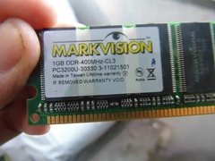 Memória Para Pc Desktop Markvision Ddr1 400mhz 1gb 2.6v na internet