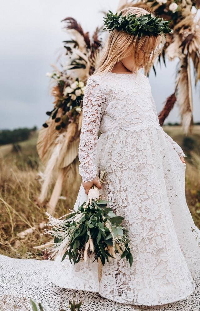 Vestido sales daminha boho