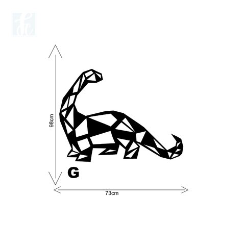 Escultura 2D - Dinossauro Pescoçudo - comprar online