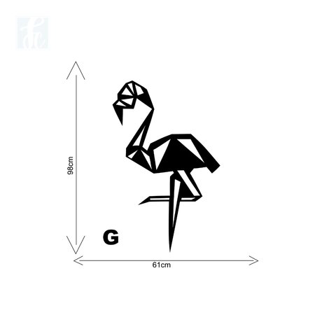 Escultura 2D - Flamingo - comprar online