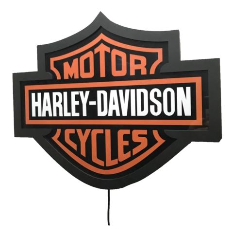 Painel Luminoso Led - Harley Davidson