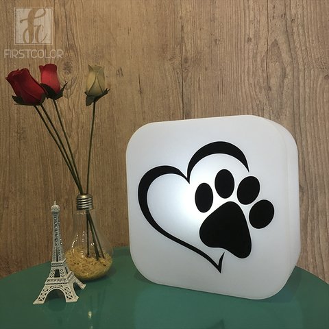 Luminária Ledito Box - Patinha Pet Love - comprar online