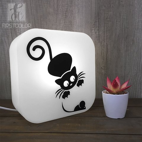 Luminária Ledito Box - Gato e Rato - comprar online