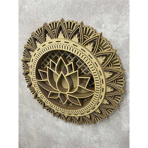 Mandala 3D Flor de Lótus - 8 Camadas - comprar online