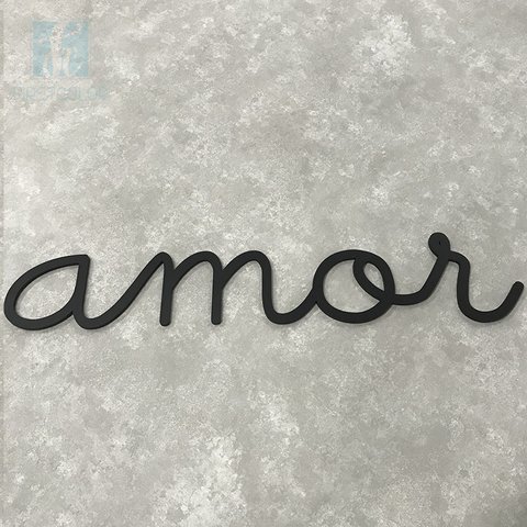 Aplique MDF - Amor