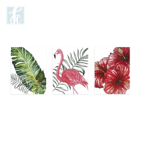 Placa Decor Kit Trio - Flamingo - comprar online