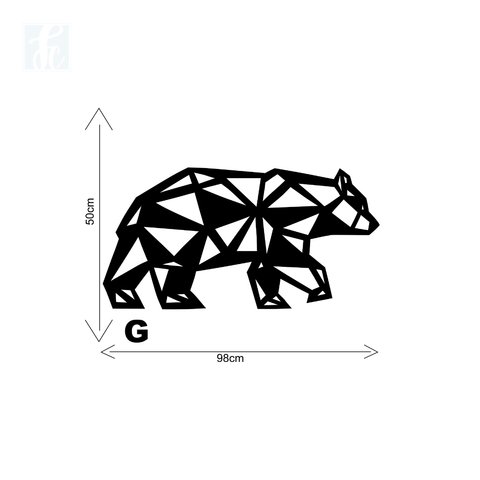 Escultura 2D - Urso Polar - comprar online