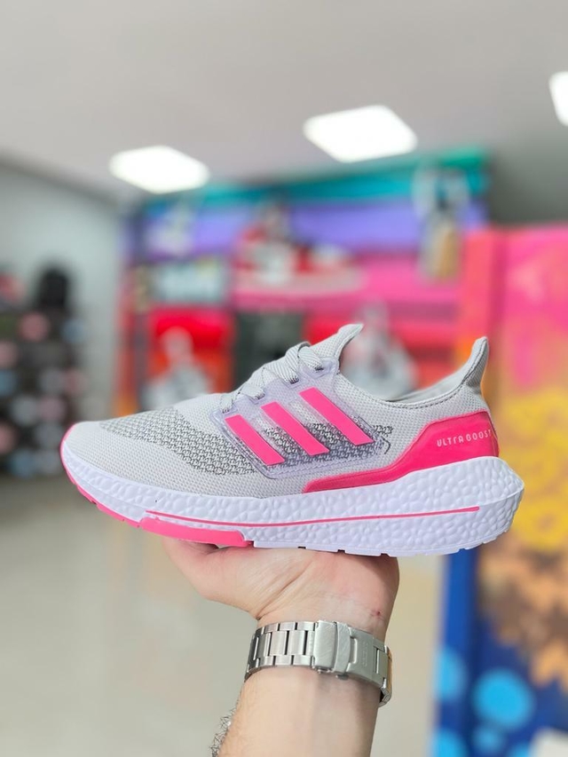 Adidas ultra boost cinza e rosa sale