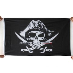 Bandeira de Capitão Pirata com faca na boca - comprar online