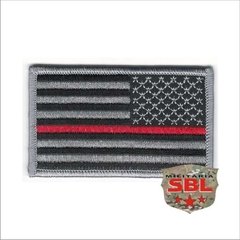 Patch Bandeira USA com Tarja Vermelha - comprar online