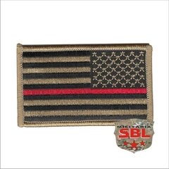 Patch Bandeira USA com Tarja Vermelha na internet