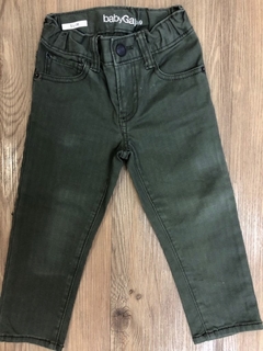 Jeans Slim Verde GAP - comprar online