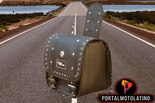 Alforjas para moto Modelo Chaco – Simil Cuero – Calidad y Durabilidad