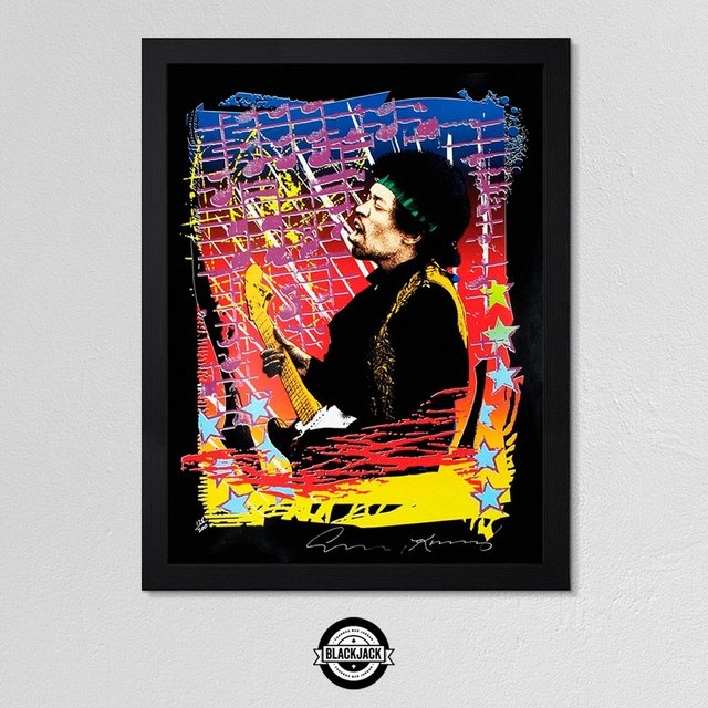 Jimmy Hendrix Poster Original Musica 40x50 Mad