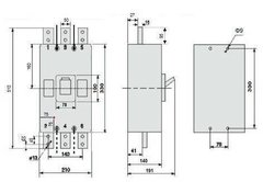 Disjuntor Caixa Moldada Tripolar BHS FM1-1600L 85kA na internet