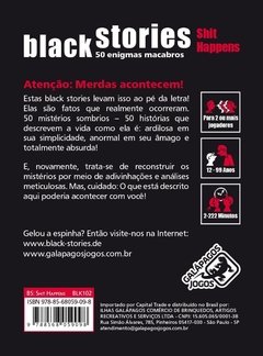 Black Stories Shit Happens - Galápagos Jogos - comprar online