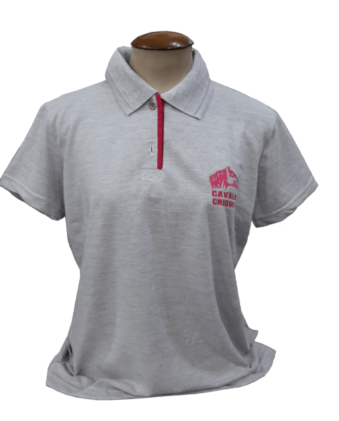 Camisa Polo Feminina Cavalo Crioulo Ref. 2144