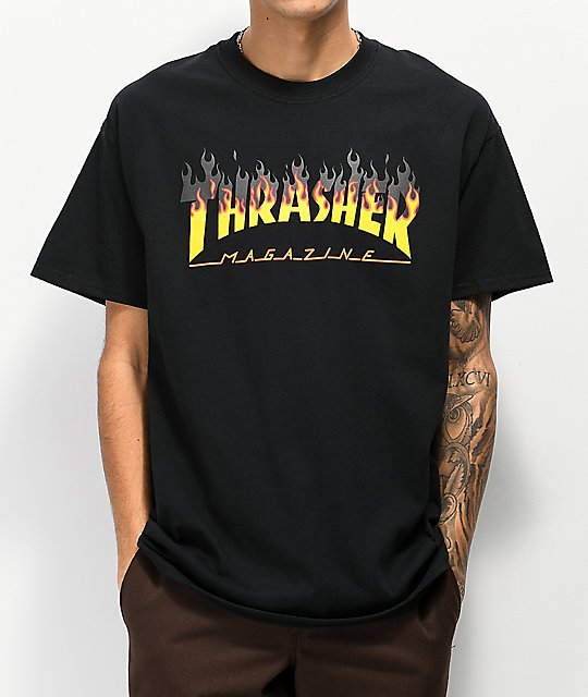 Thrasher Flame BBQ logo