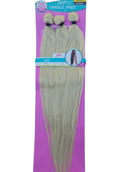 Cabelo Orgânico Bio Vegetal Alba Sleek 80cm 260g