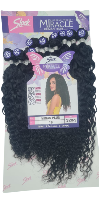 Cabelo Cacheado Orgânico Miracle Sleek Katrine P/ Crochet Braid