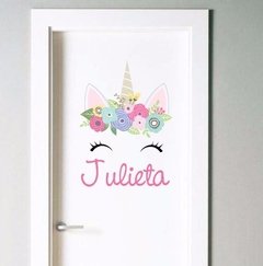 Vinilo Para Puerta Con Tu Nombre Personalizado