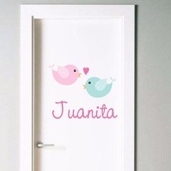 Imagen de Vinilo Para Puerta Con Tu Nombre Personalizado