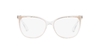 Armação para óculos de grau Grazi GZ 3072 I222 Translúcido e rosa