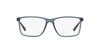 Armação Para Óculos De Grau Jean Monnier J8 3195 H246 Quadrada azul e preto
