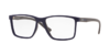 Armação Para Óculos De Grau Jean Monnier J8 3195 H247 Quadrada azul e cinza