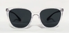 Óculos solar Jean Monnier J8 4142 H909 Preto e transparente