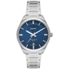 Relógio analógico feminino Orient FBSS1172 D1SX Prata e azul